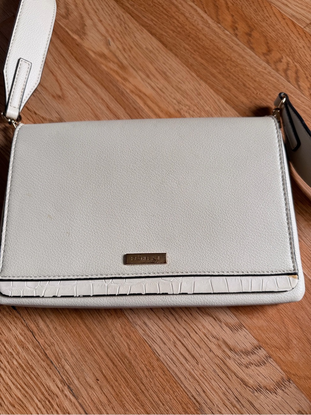 Cream-colored women's handbag
